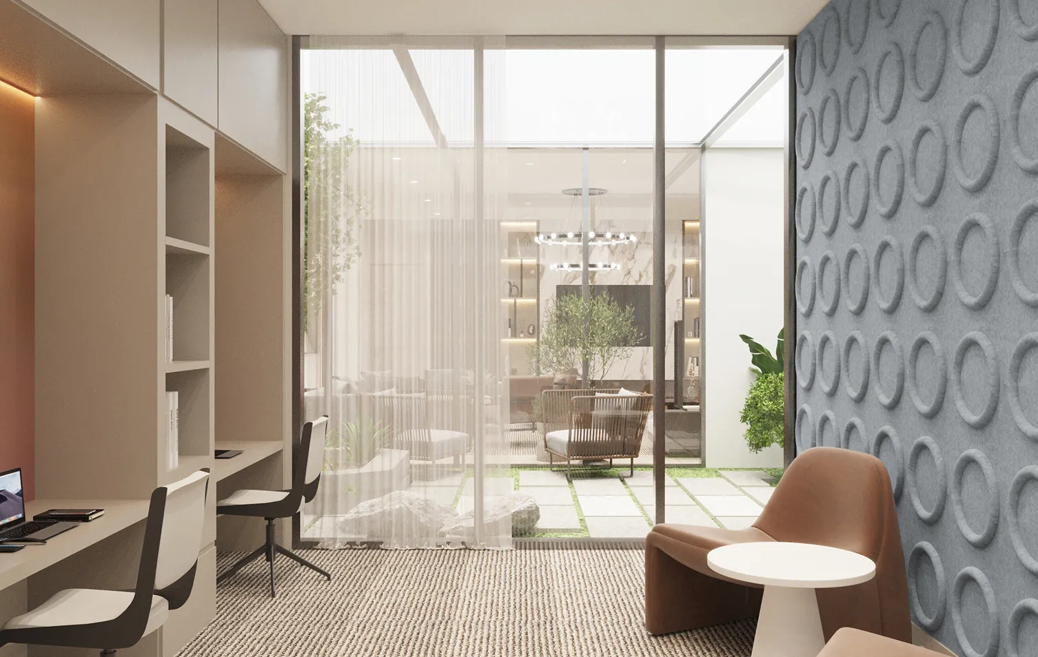 Private Rentable Office on Sunken Garden